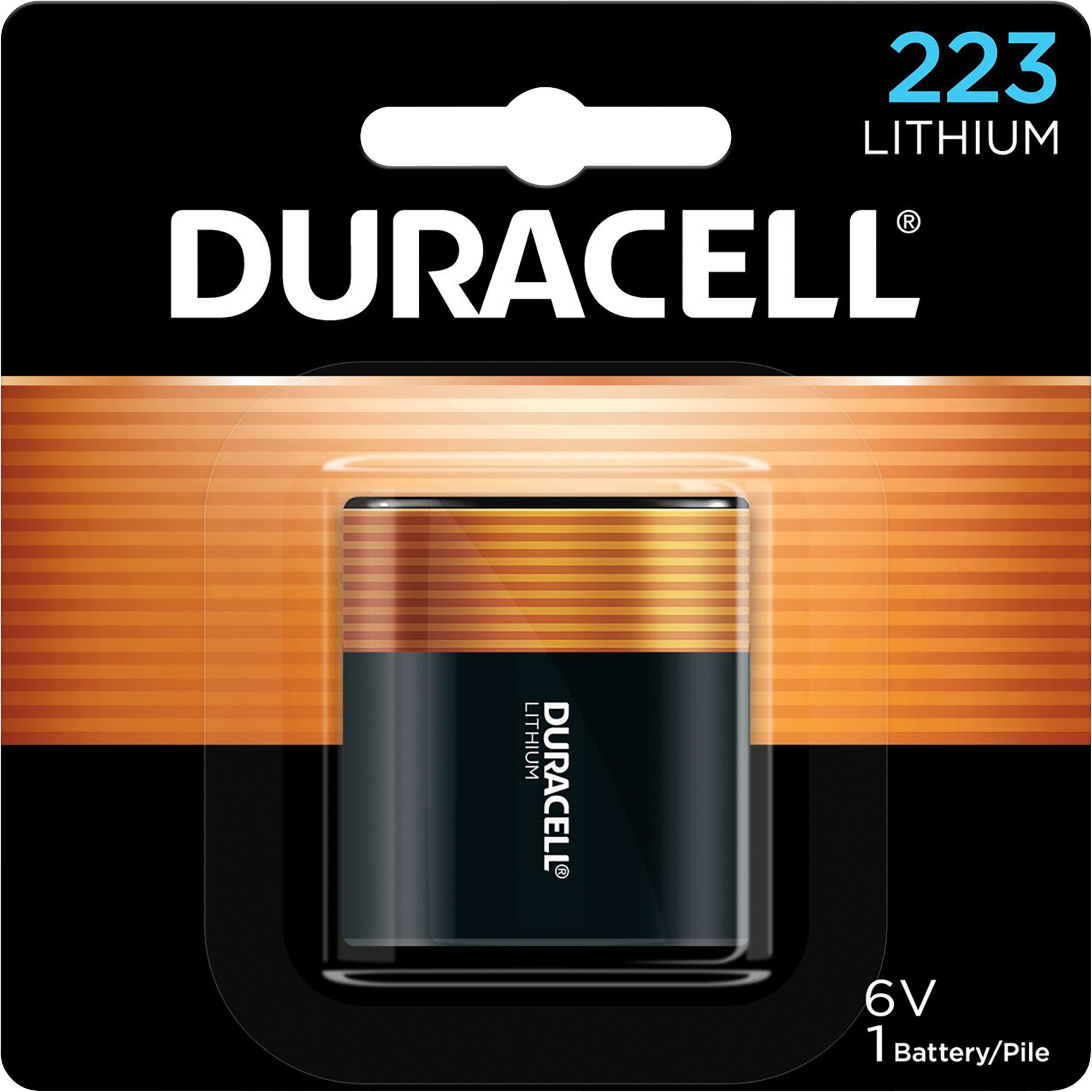 Duracell Ultra Lithium 223 Battery, 6V, 1 Count